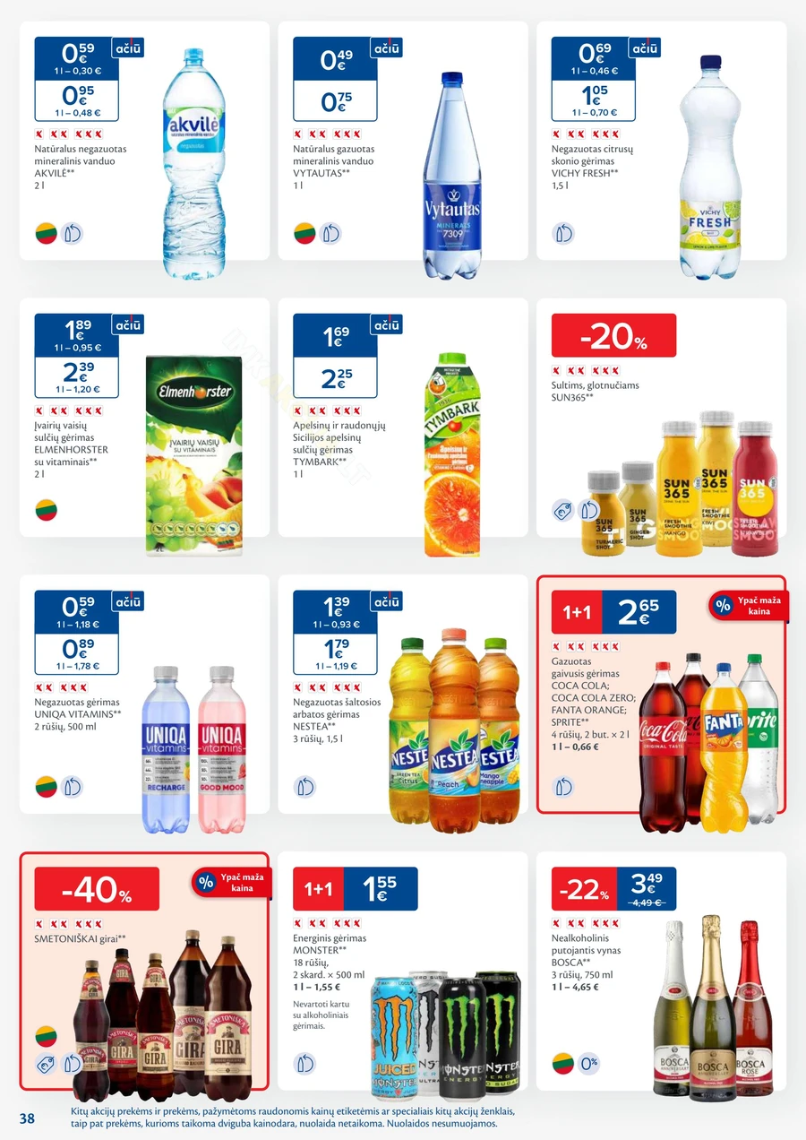 MAXIMA kaininis akcijų leidinys Nr. 27 puslapis 38