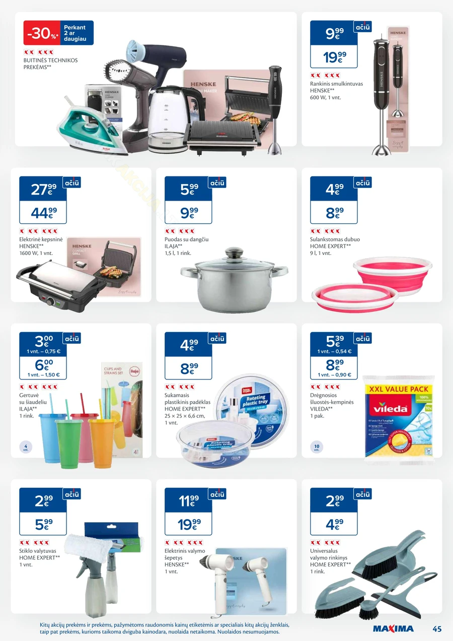 MAXIMA kaininis akcijų leidinys Nr. 27 puslapis 45