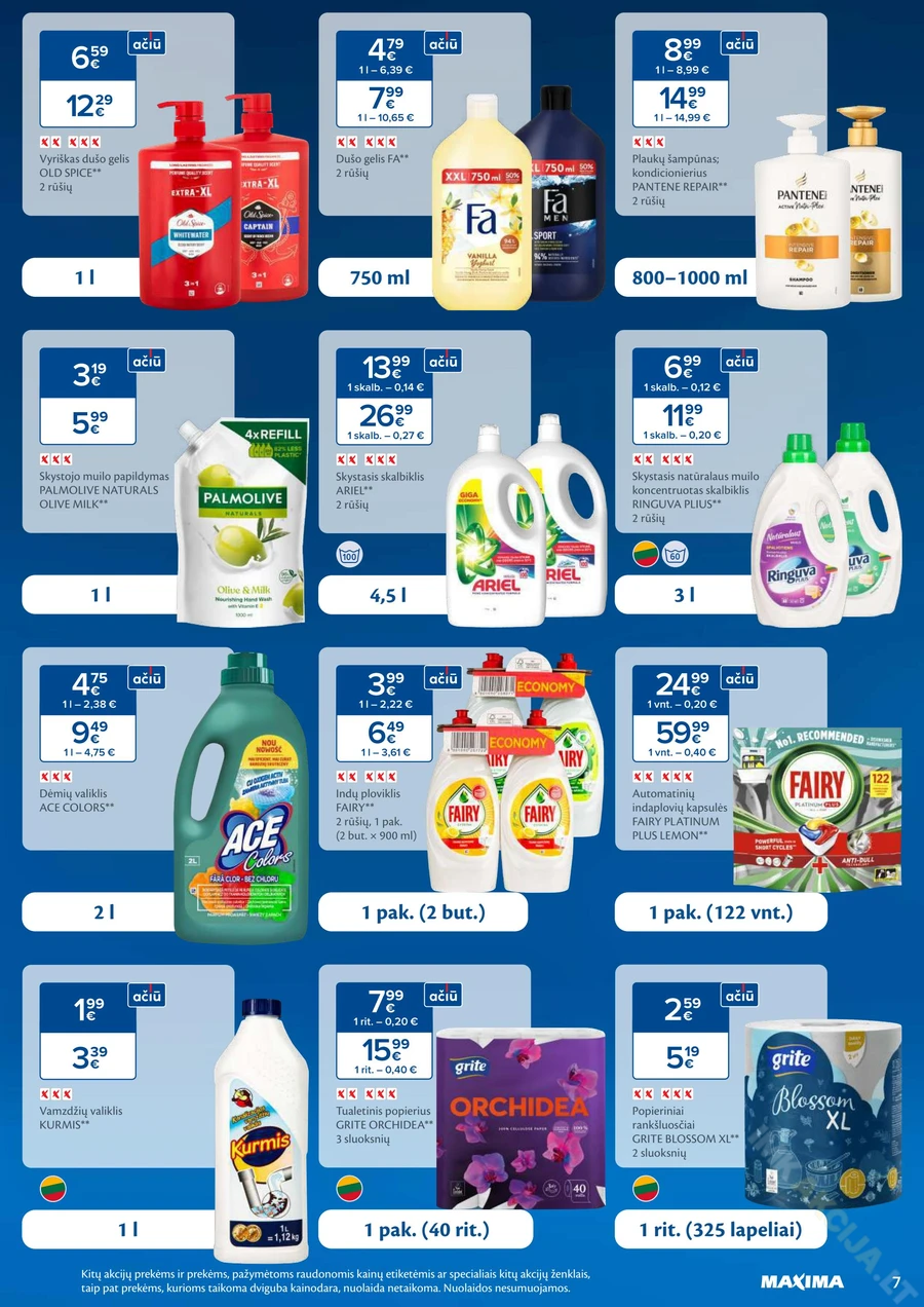 MAXIMA kaininis akcijų leidinys Nr. 27 puslapis 7