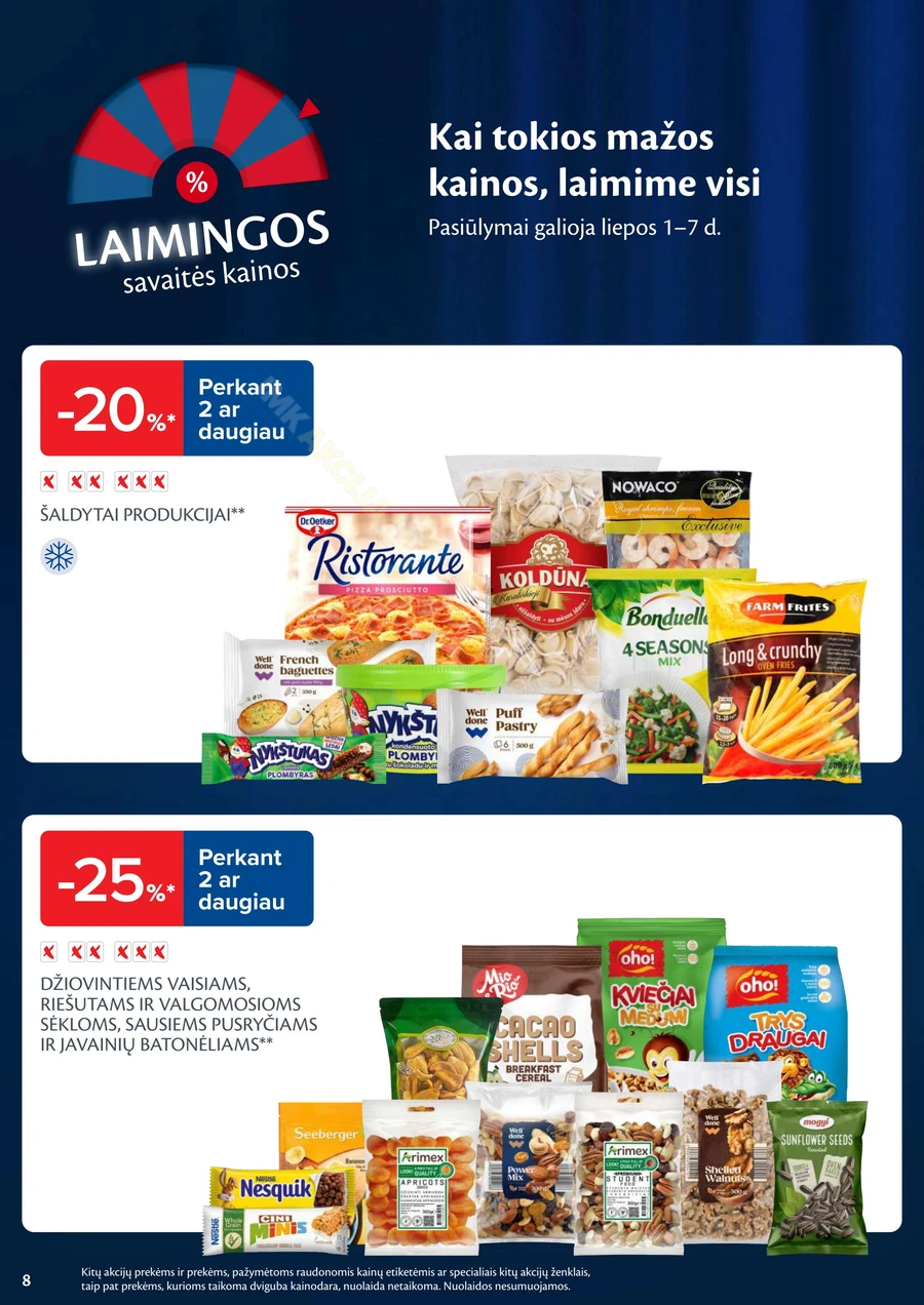 MAXIMA kaininis akcijų leidinys Nr. 27 puslapis 8