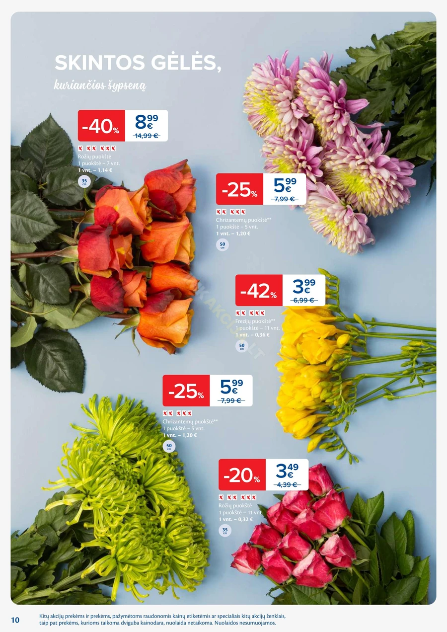 MAXIMA kaininis akcijų leidinys Nr. 27 puslapis 10