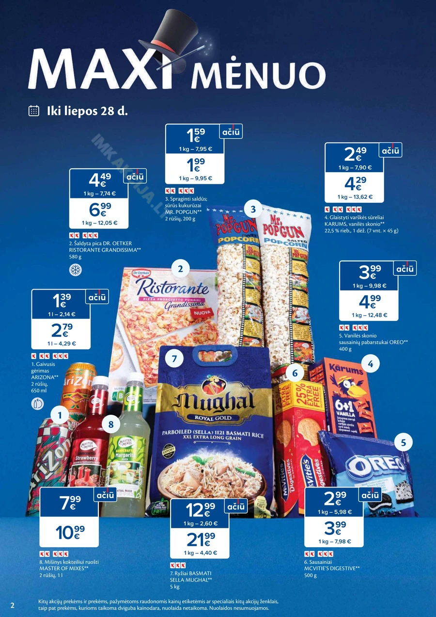 MAXIMA kaininis akcijų leidinys Nr. 28 puslapis 2