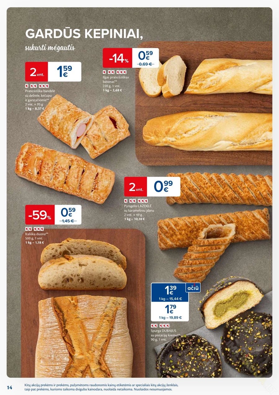 MAXIMA kaininis akcijų leidinys Nr. 28 puslapis 14