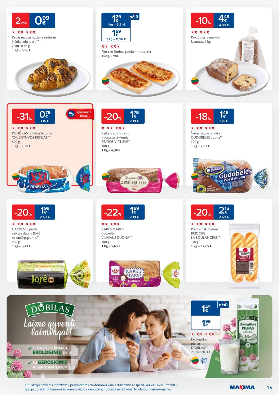 MAXIMA kaininis akcijų leidinys Nr. 28 puslapis 15