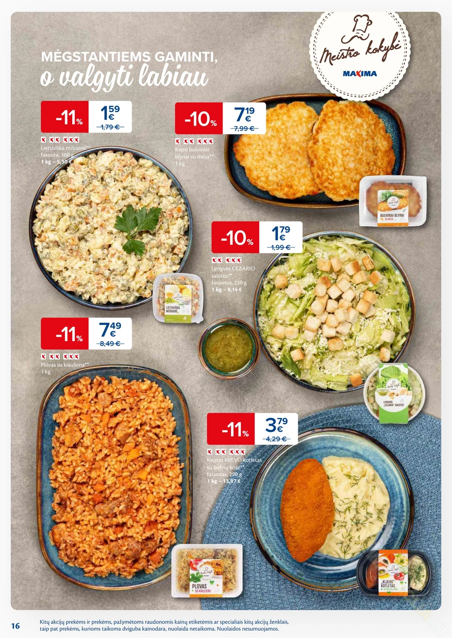 MAXIMA kaininis akcijų leidinys Nr. 28 puslapis 16