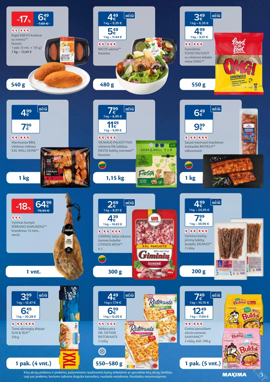 MAXIMA kaininis akcijų leidinys Nr. 28 puslapis 3