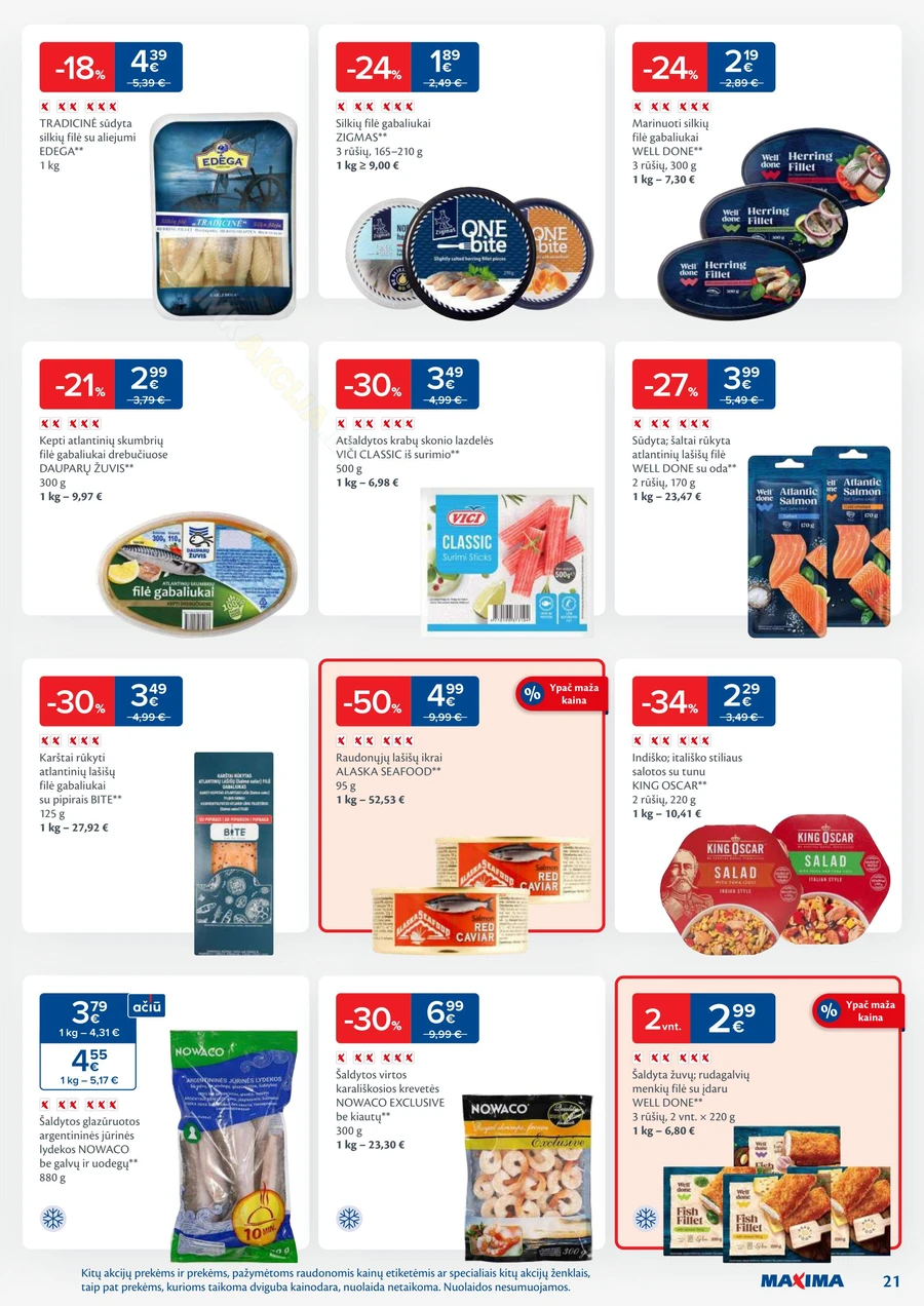 MAXIMA kaininis akcijų leidinys Nr. 28 puslapis 21