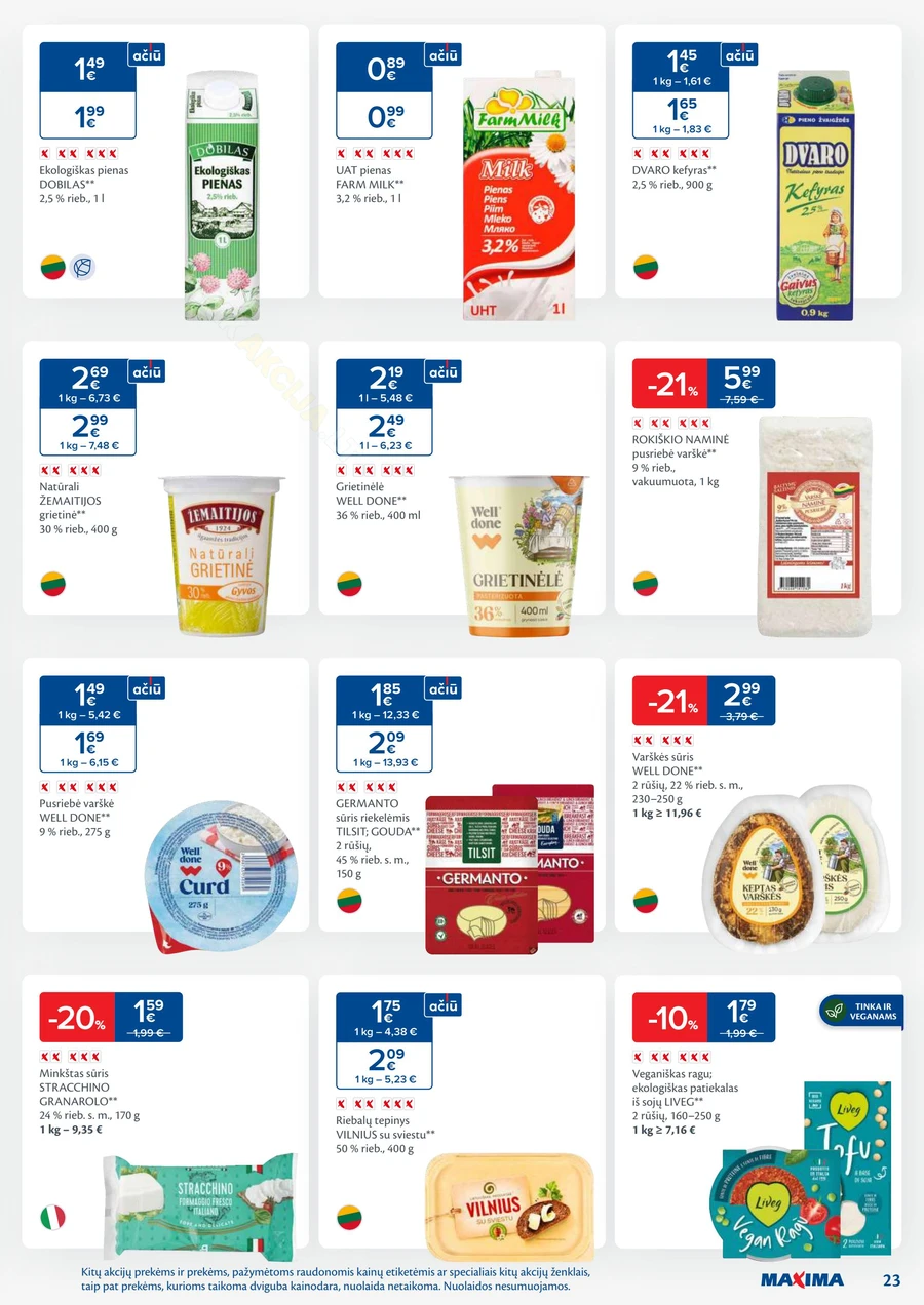 MAXIMA kaininis akcijų leidinys Nr. 28 puslapis 23