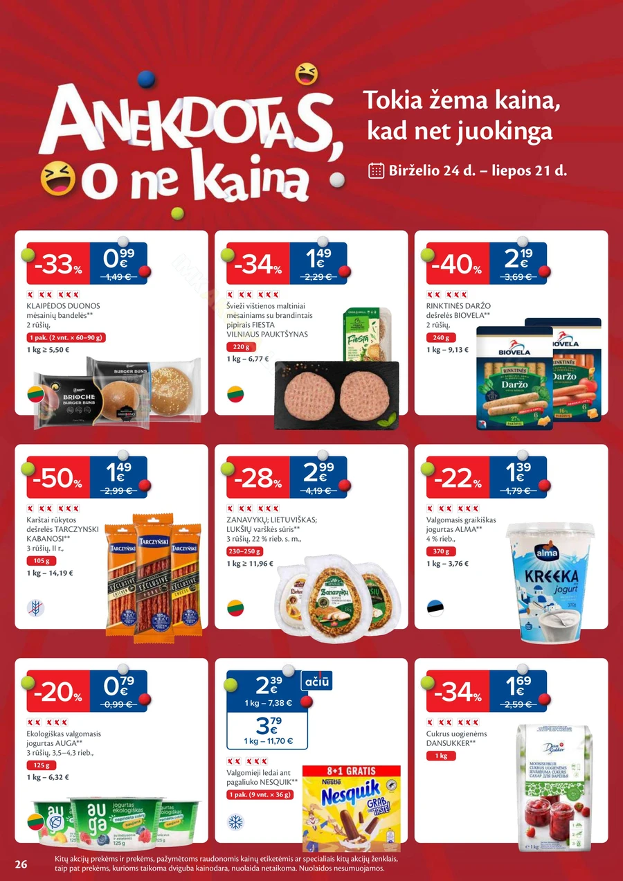 MAXIMA kaininis akcijų leidinys Nr. 28 puslapis 26