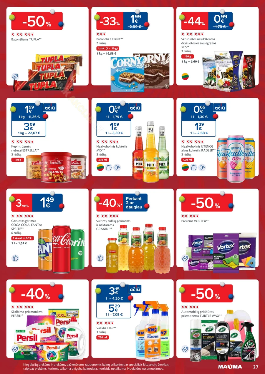 MAXIMA kaininis akcijų leidinys Nr. 28 puslapis 27
