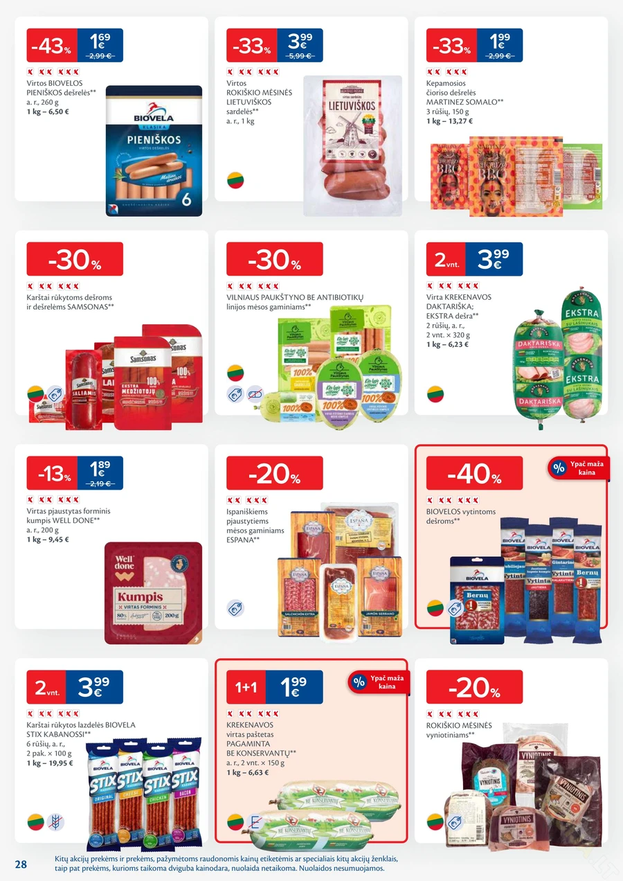 MAXIMA kaininis akcijų leidinys Nr. 28 puslapis 28