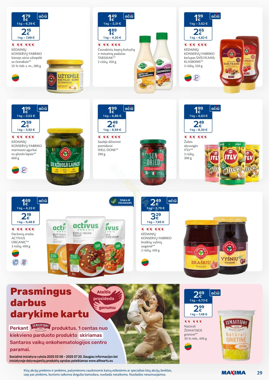 MAXIMA kaininis akcijų leidinys Nr. 28 puslapis 29