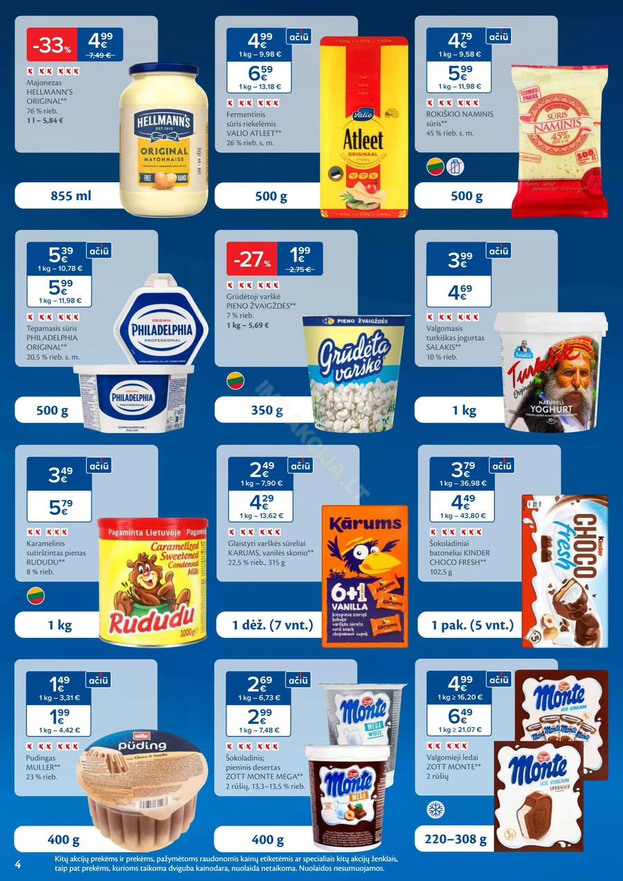MAXIMA kaininis akcijų leidinys Nr. 28 puslapis 4