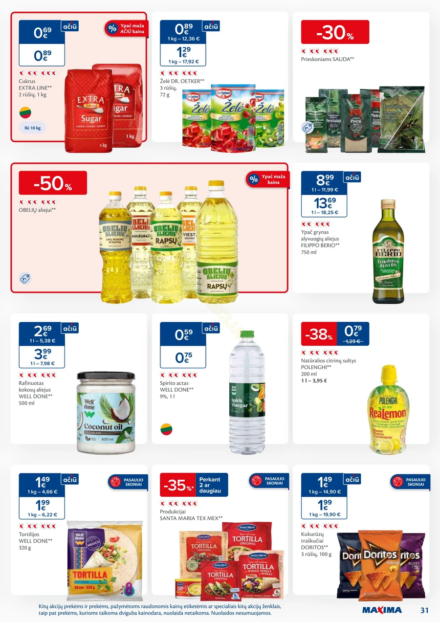 MAXIMA kaininis akcijų leidinys Nr. 28 puslapis 31