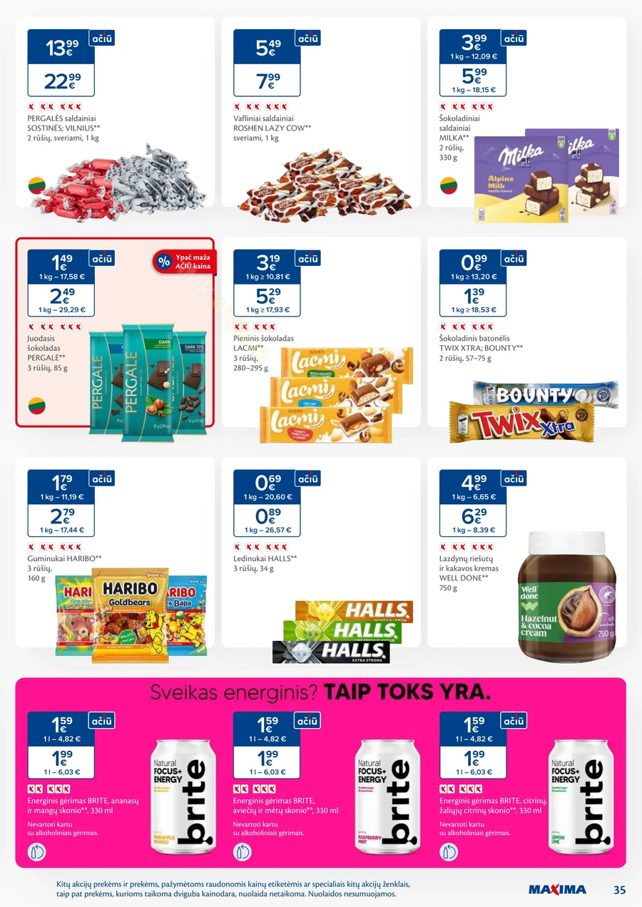 MAXIMA kaininis akcijų leidinys Nr. 28 puslapis 35