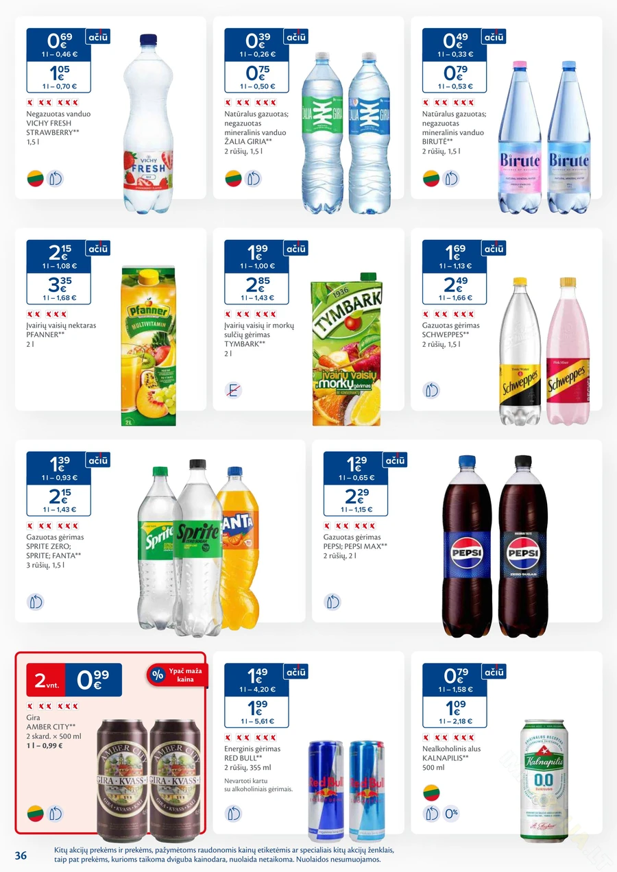 MAXIMA kaininis akcijų leidinys Nr. 28 puslapis 36