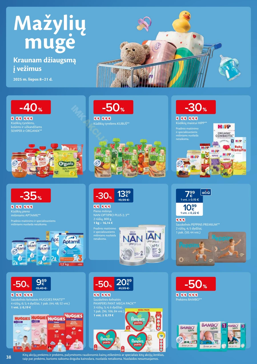 MAXIMA kaininis akcijų leidinys Nr. 28 puslapis 38