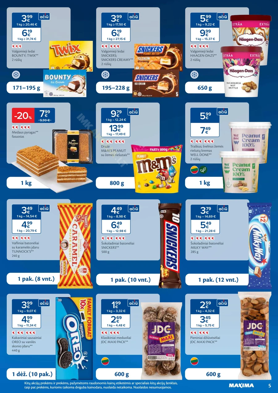 MAXIMA kaininis akcijų leidinys Nr. 28 puslapis 5