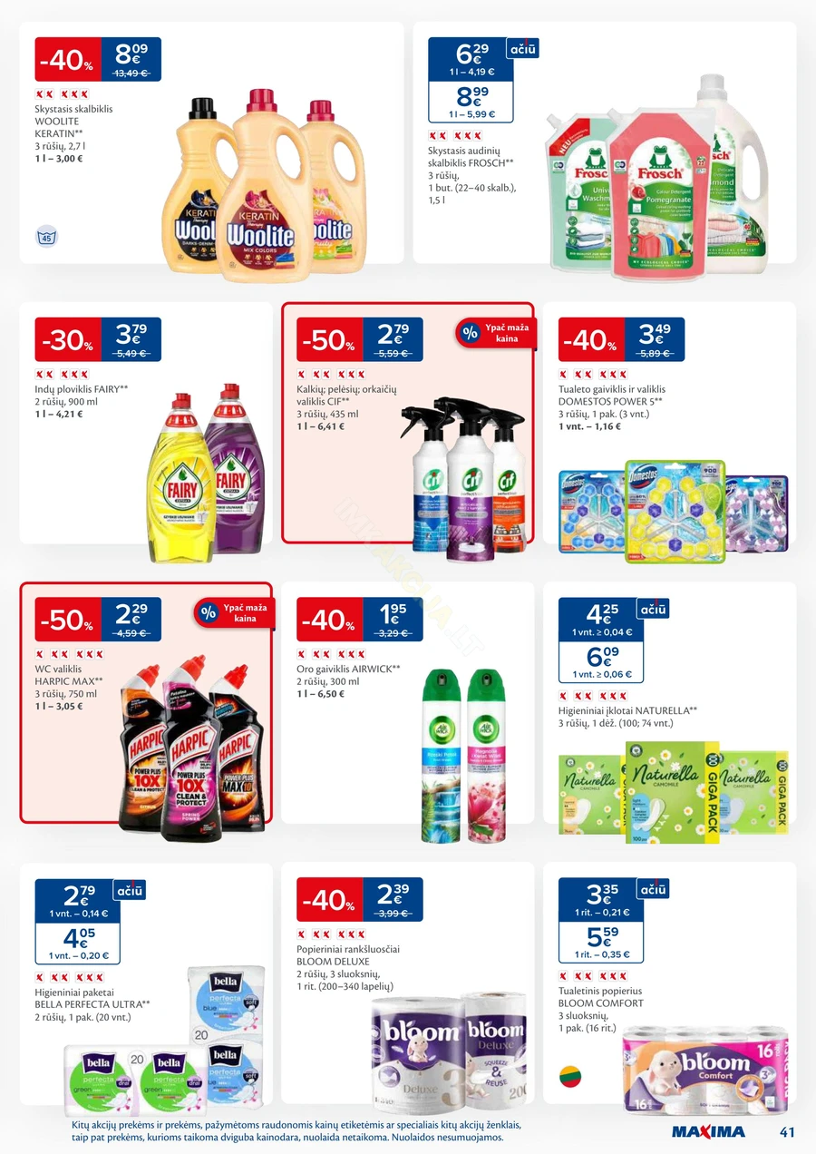 MAXIMA kaininis akcijų leidinys Nr. 28 puslapis 41