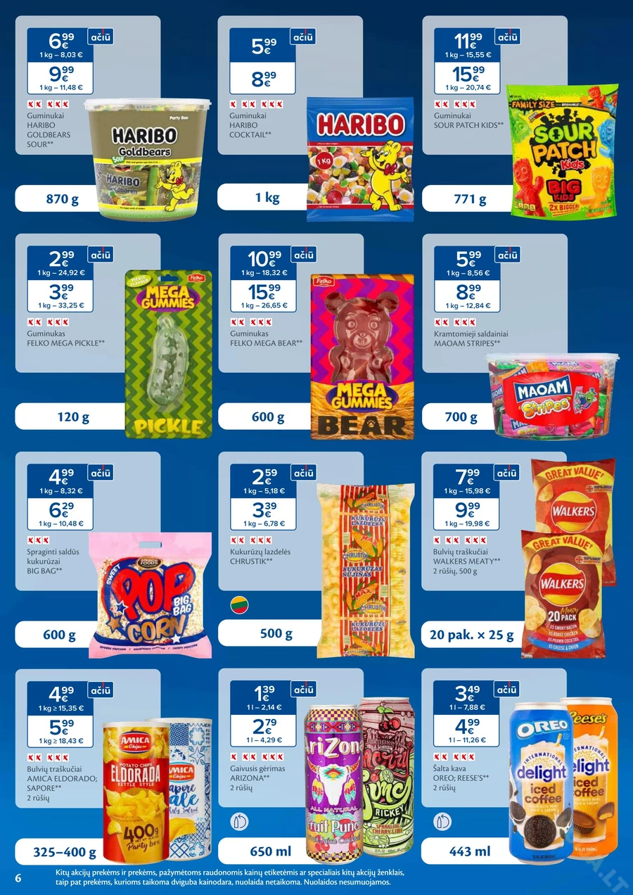 MAXIMA kaininis akcijų leidinys Nr. 28 puslapis 6