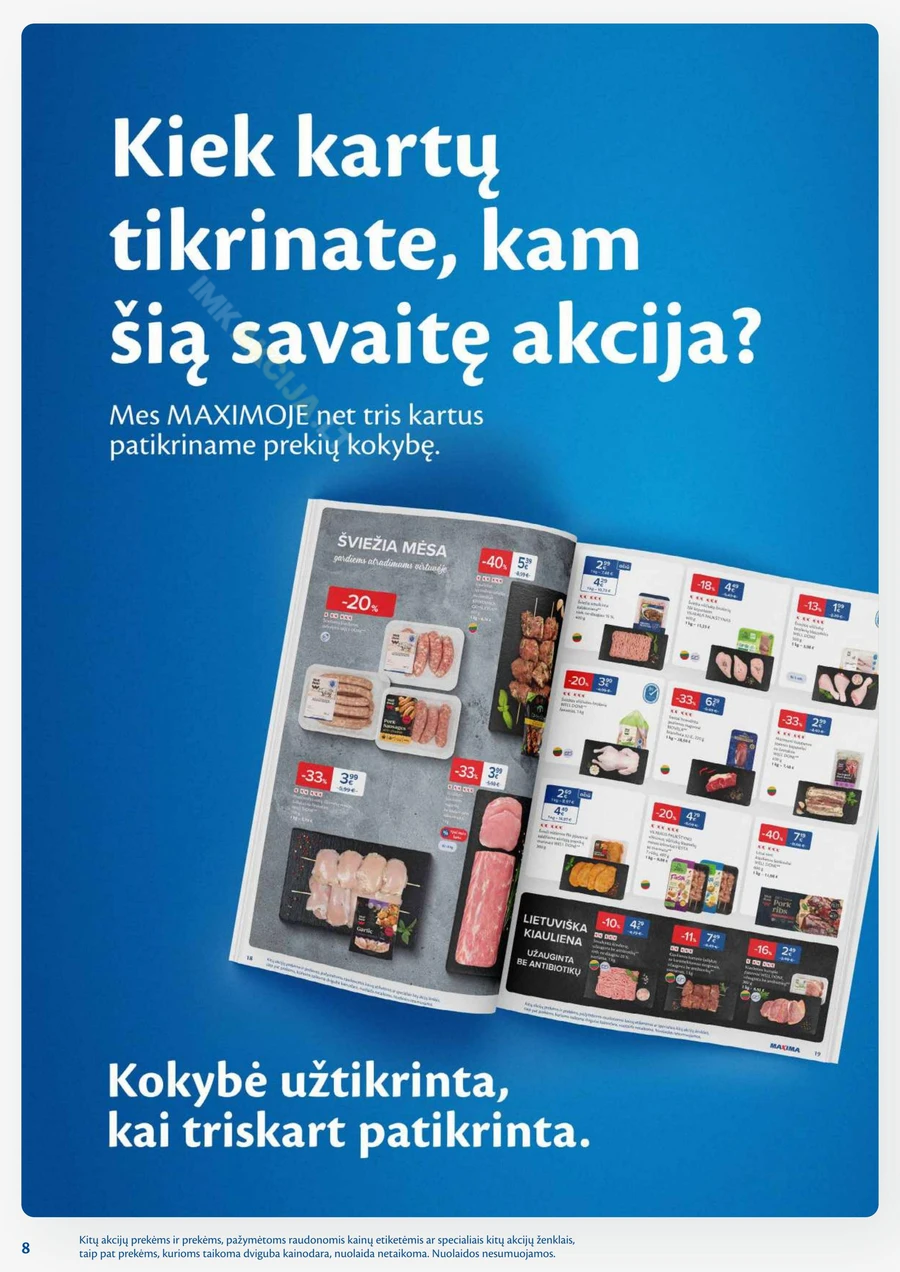 MAXIMA kaininis akcijų leidinys Nr. 28 puslapis 8