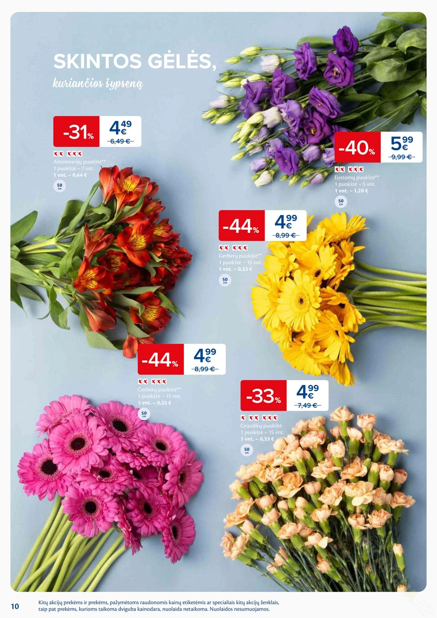 MAXIMA kaininis akcijų leidinys Nr. 28 puslapis 10