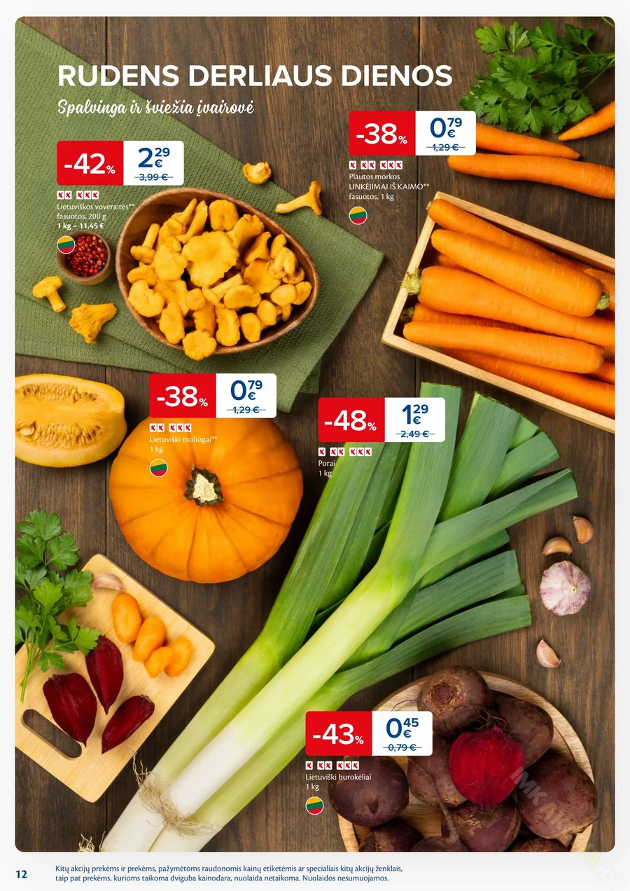 MAXIMA kaininis akcijų leidinys Nr. 38 puslapis 12