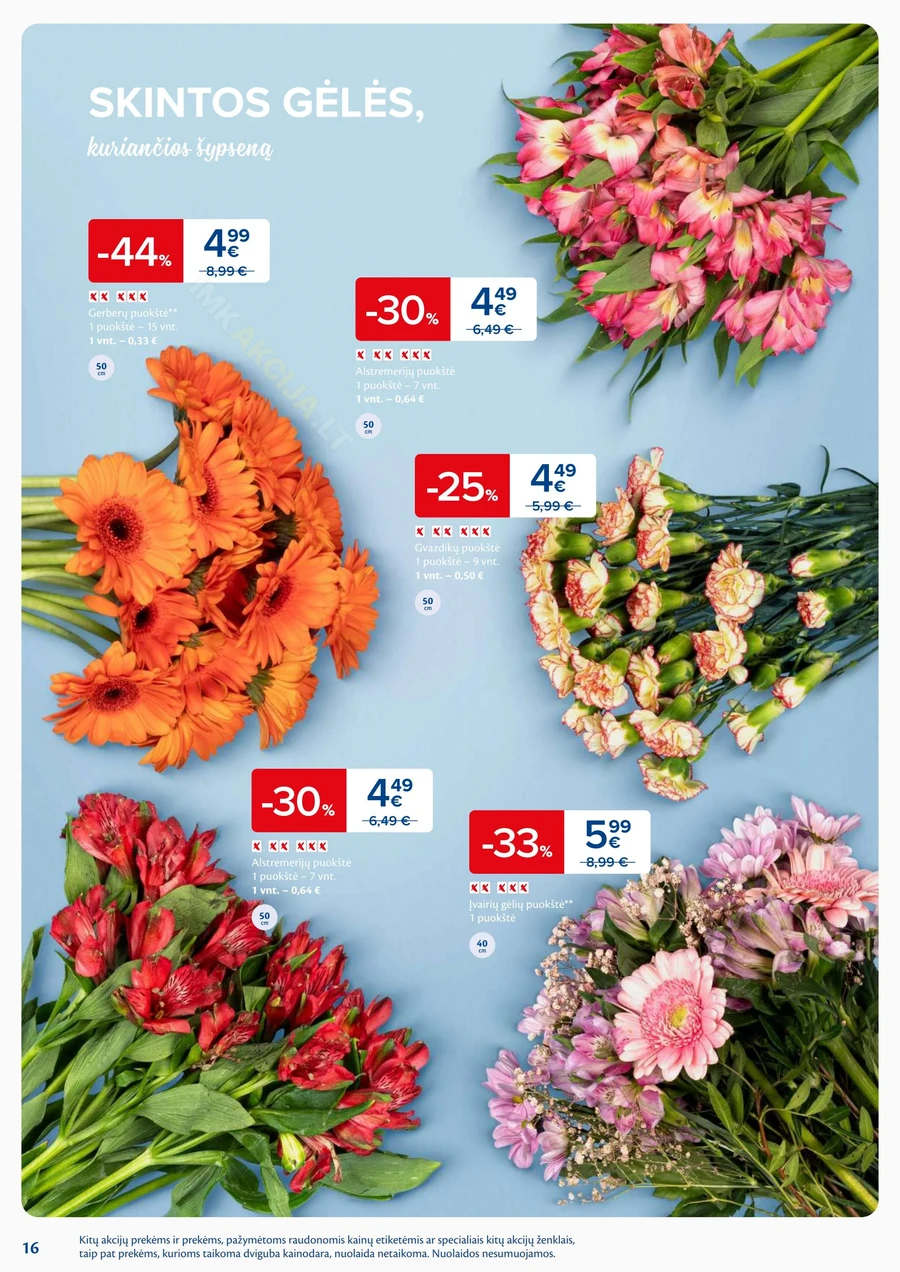 MAXIMA kaininis akcijų leidinys Nr. 38 puslapis 16