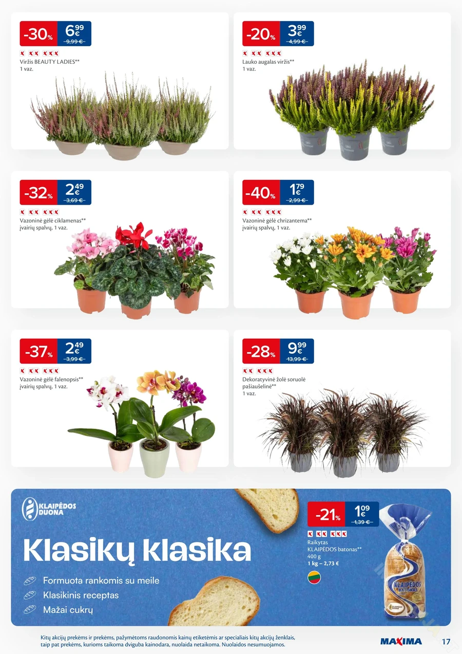 MAXIMA kaininis akcijų leidinys Nr. 38 puslapis 17