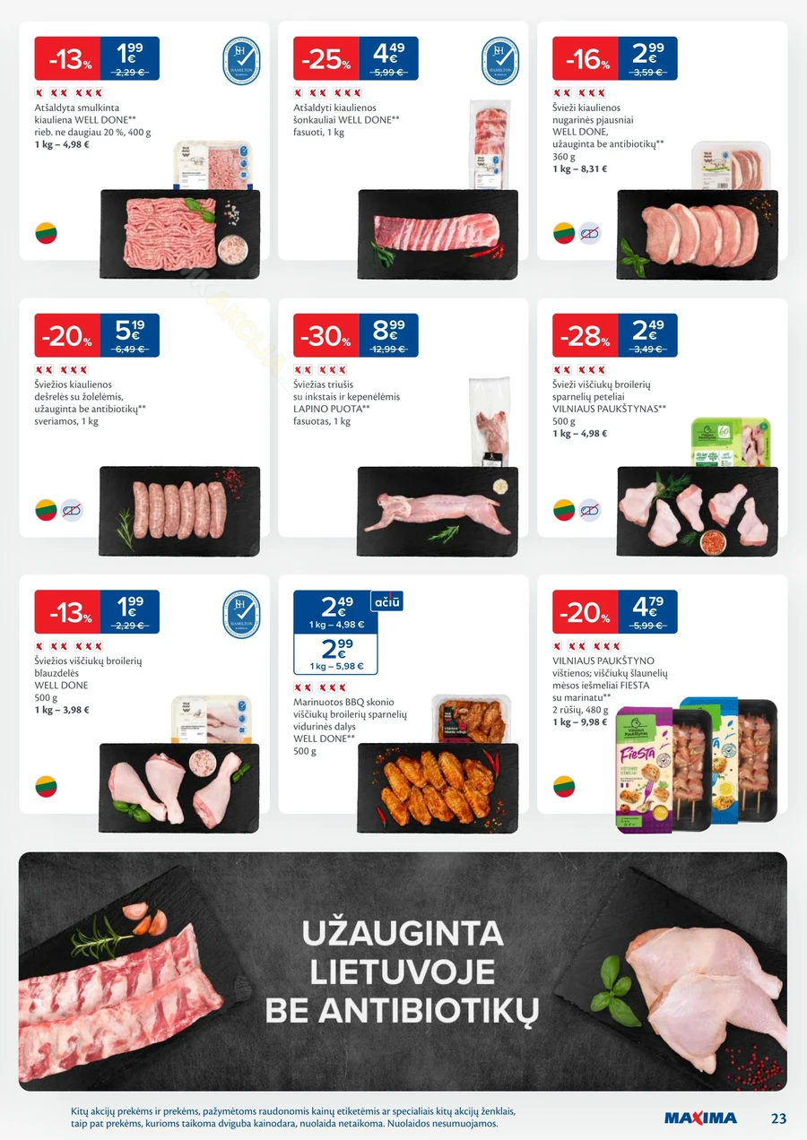 MAXIMA kaininis akcijų leidinys Nr. 38 puslapis 23