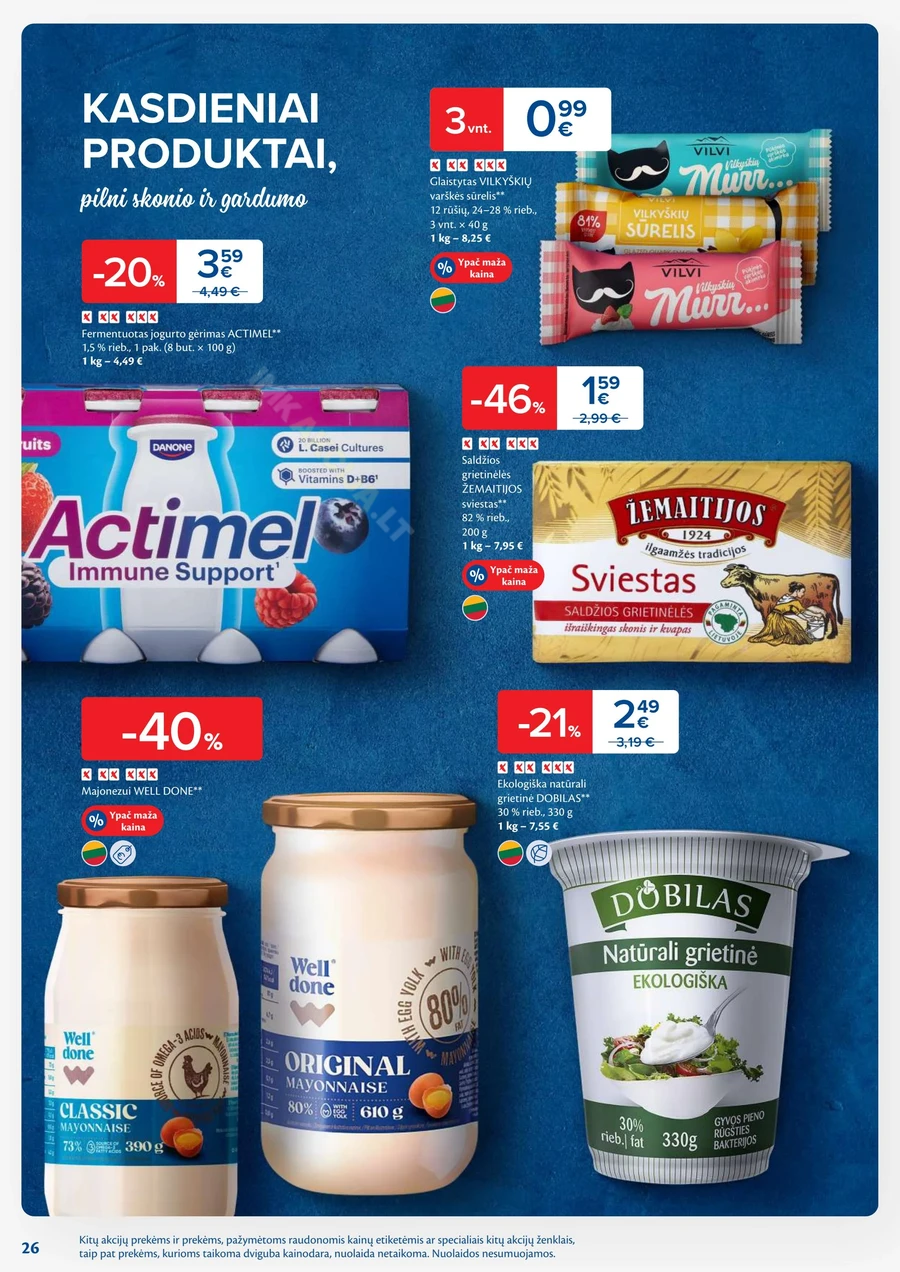 MAXIMA kaininis akcijų leidinys Nr. 38 puslapis 26