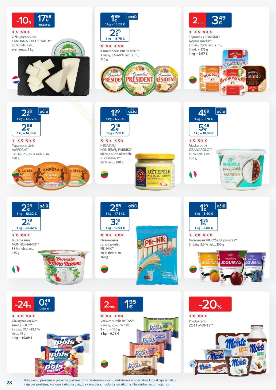 MAXIMA kaininis akcijų leidinys Nr. 38 puslapis 28