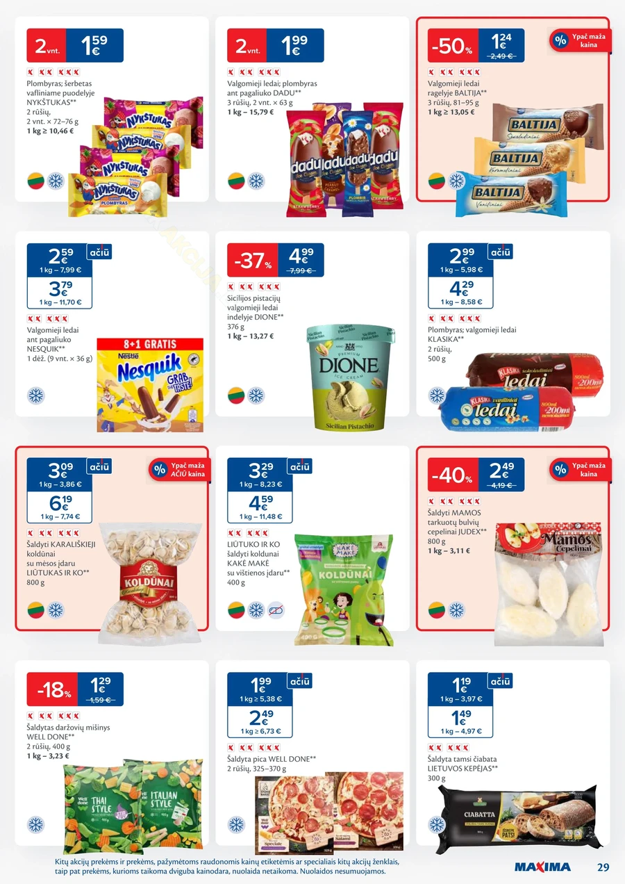 MAXIMA kaininis akcijų leidinys Nr. 38 puslapis 29