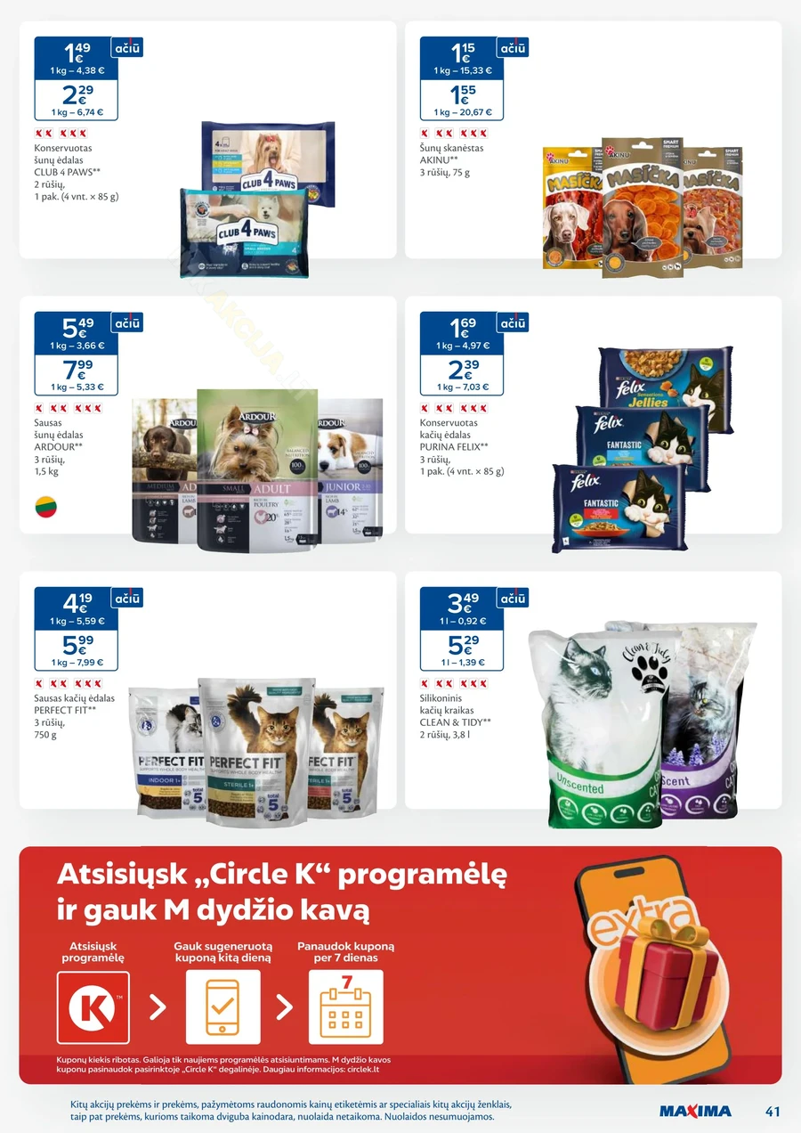 MAXIMA kaininis akcijų leidinys Nr. 38 puslapis 41