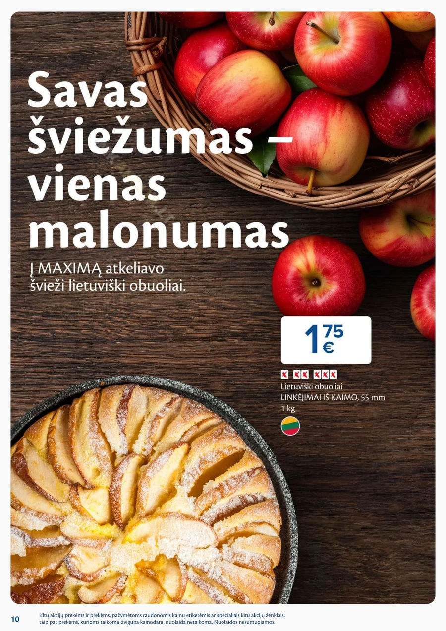 MAXIMA kaininis akcijų leidinys Nr. 38 puslapis 10