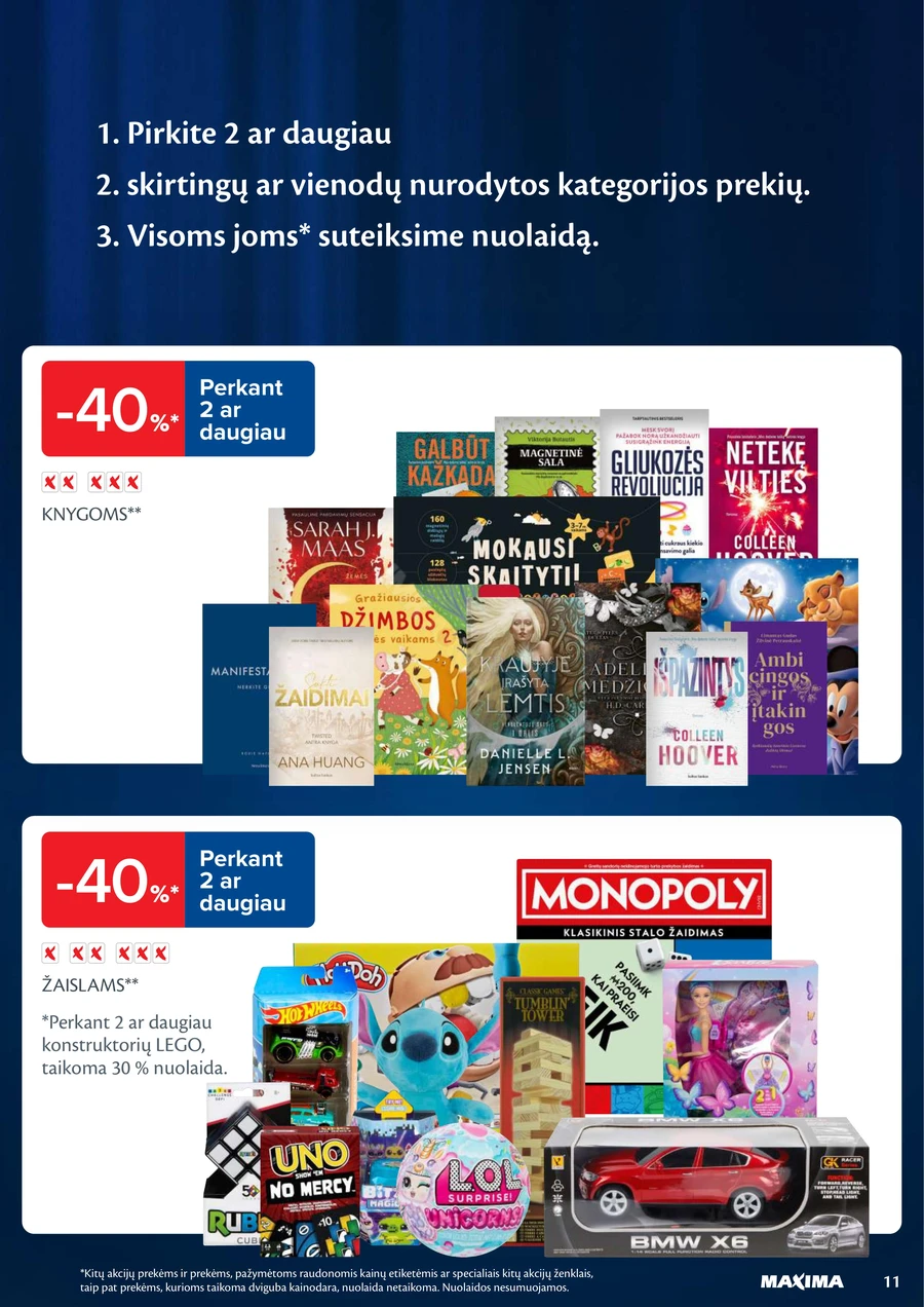 MAXIMA kaininis akcijų leidinys Nr. 44 puslapis 11