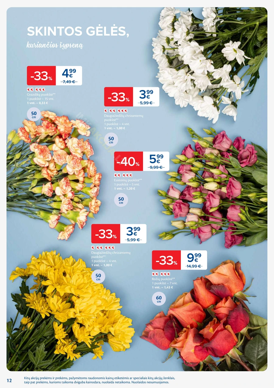 MAXIMA kaininis akcijų leidinys Nr. 44 puslapis 12