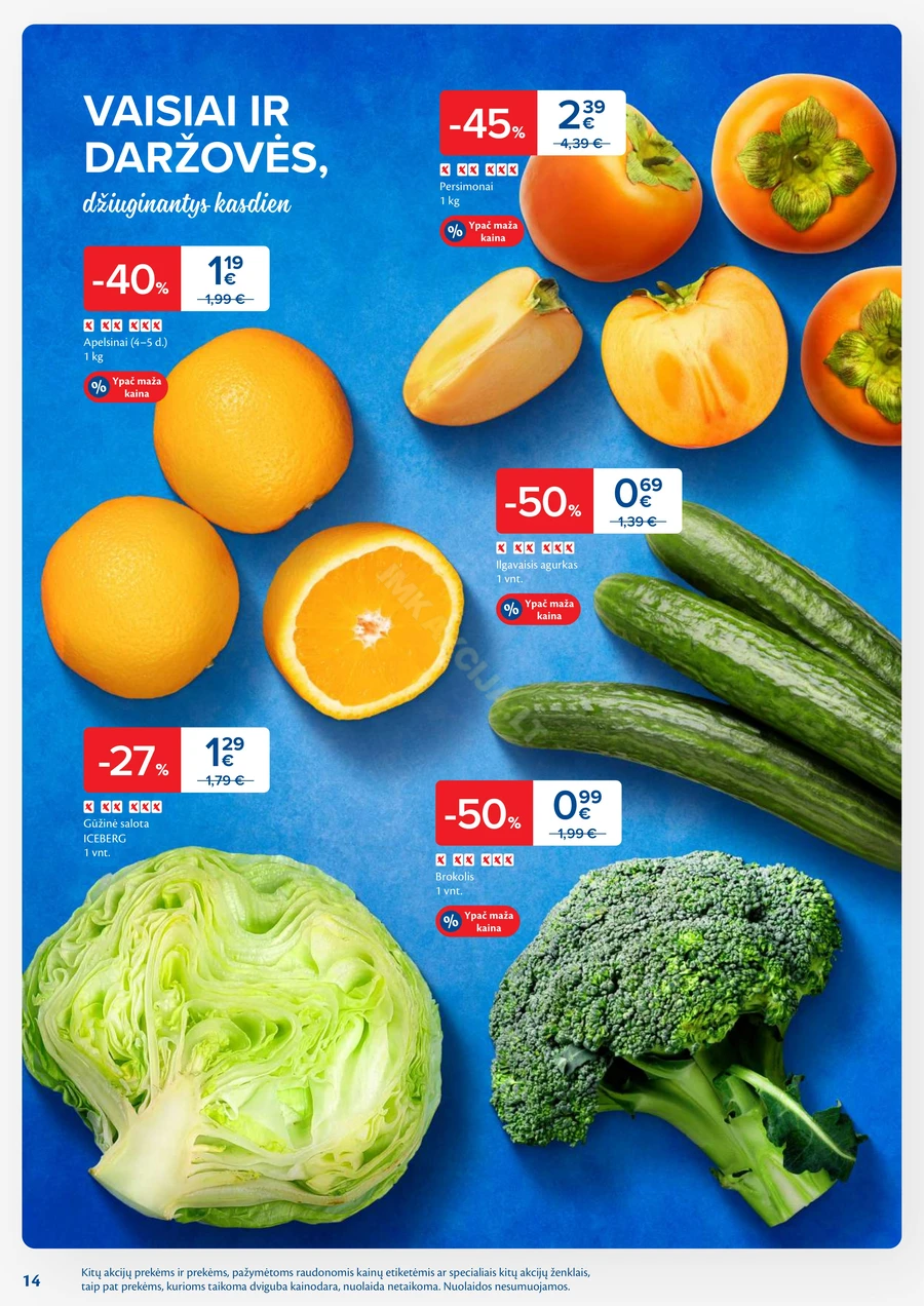 MAXIMA kaininis akcijų leidinys Nr. 44 puslapis 14