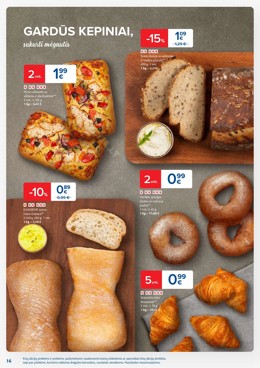 MAXIMA kaininis akcijų leidinys Nr. 44 puslapis 16