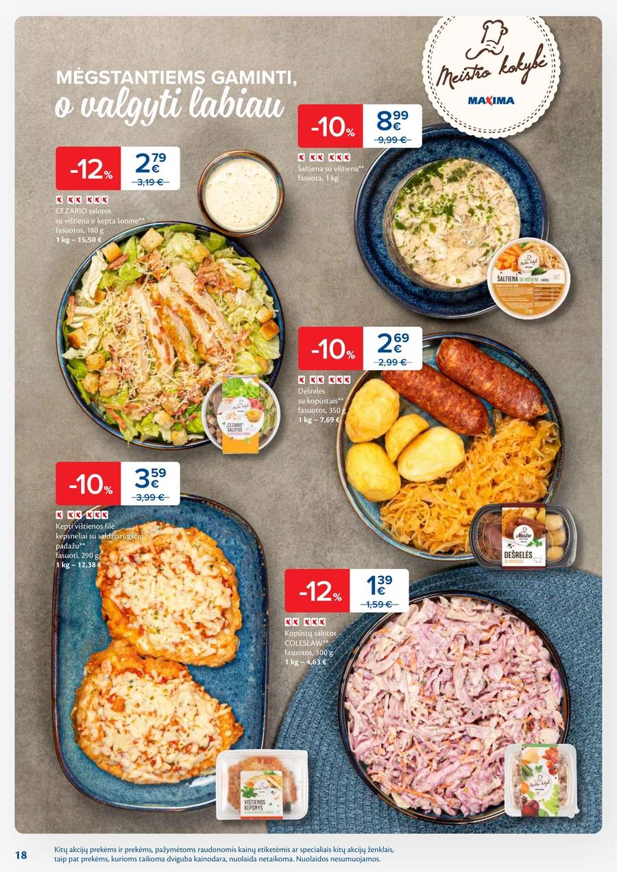 MAXIMA kaininis akcijų leidinys Nr. 44 puslapis 18