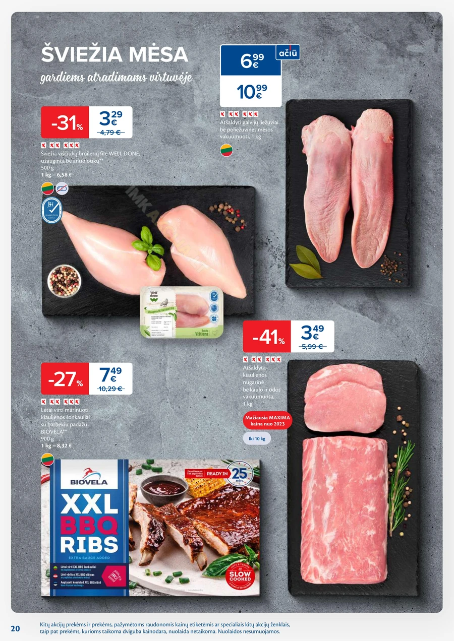 MAXIMA kaininis akcijų leidinys Nr. 44 puslapis 20