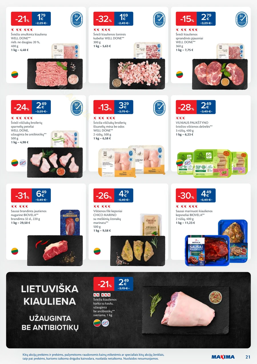 MAXIMA kaininis akcijų leidinys Nr. 44 puslapis 21