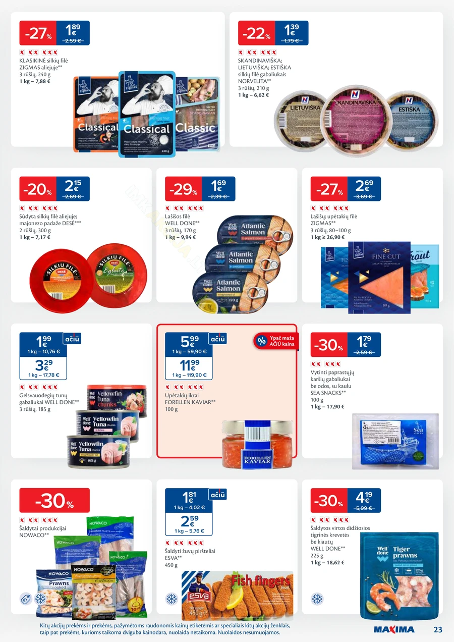 MAXIMA kaininis akcijų leidinys Nr. 44 puslapis 23