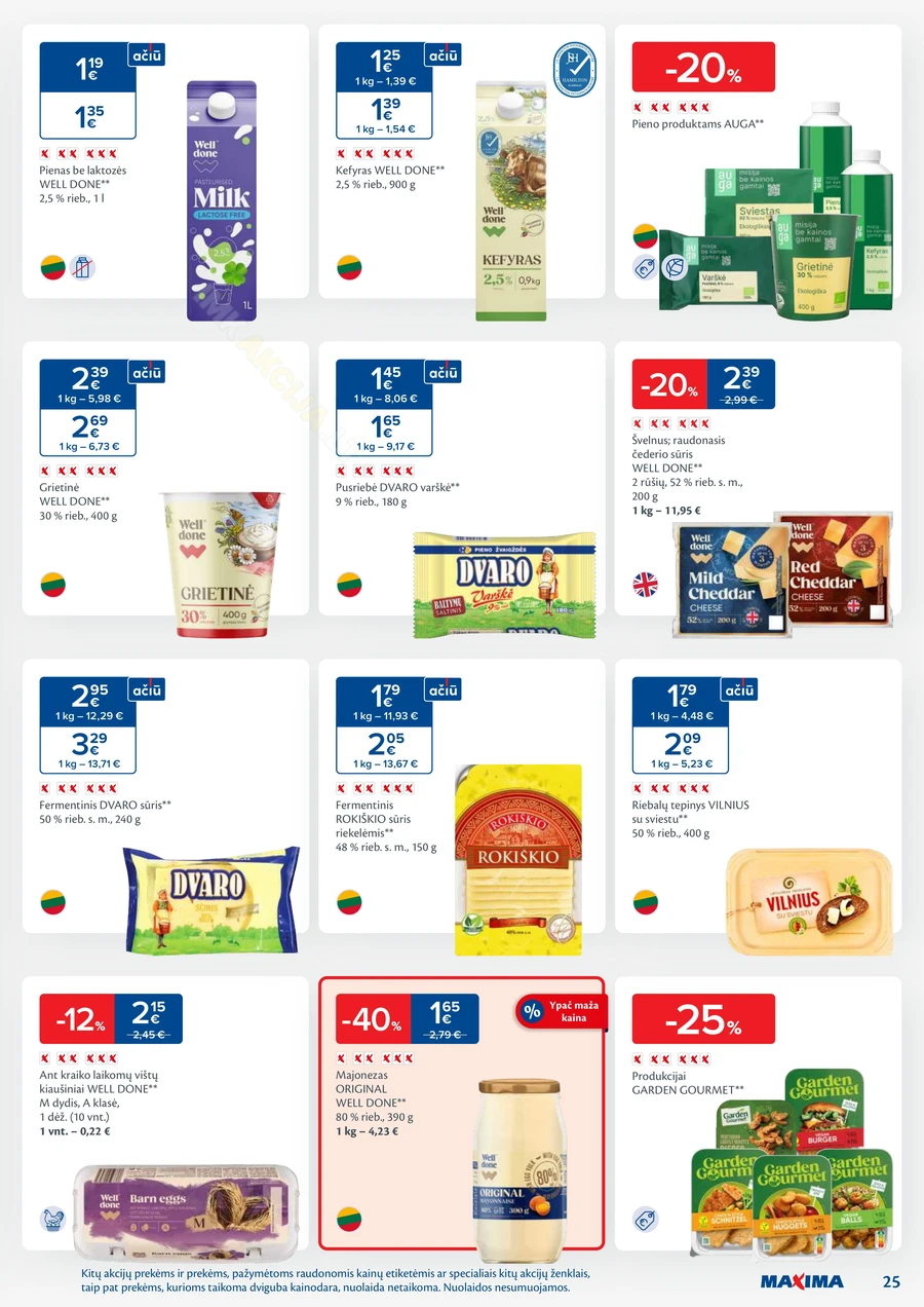 MAXIMA kaininis akcijų leidinys Nr. 44 puslapis 25