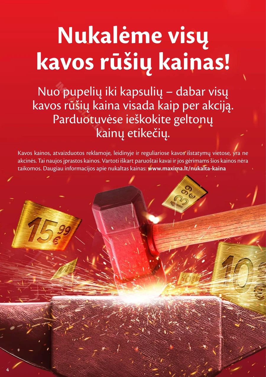 MAXIMA kaininis akcijų leidinys Nr. 44 puslapis 4
