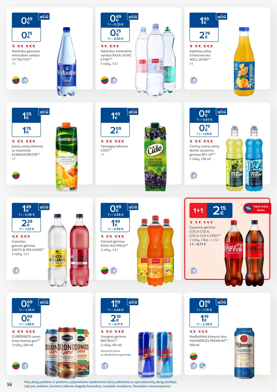 MAXIMA kaininis akcijų leidinys Nr. 44 puslapis 36