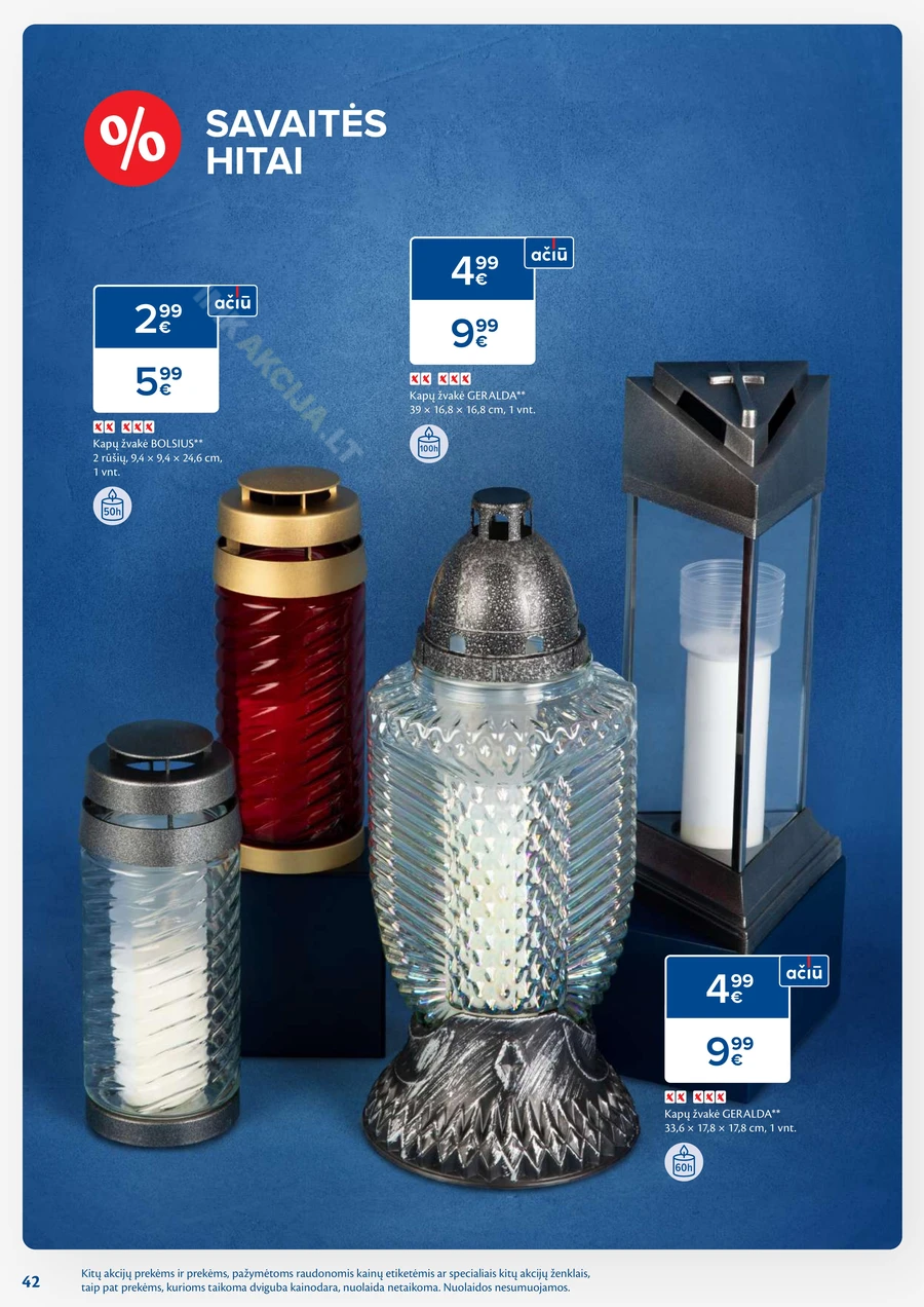 MAXIMA kaininis akcijų leidinys Nr. 44 puslapis 42