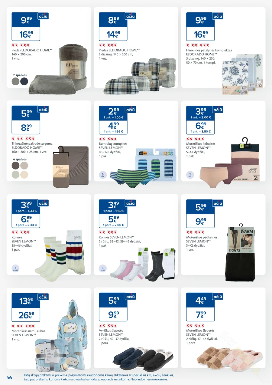 MAXIMA kaininis akcijų leidinys Nr. 44 puslapis 46