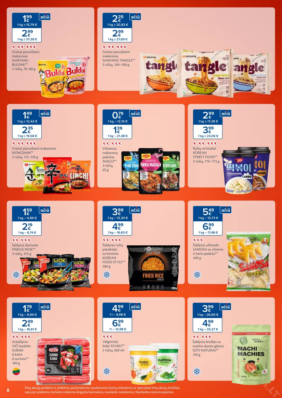 MAXIMA kaininis akcijų leidinys Nr. 44 puslapis 8