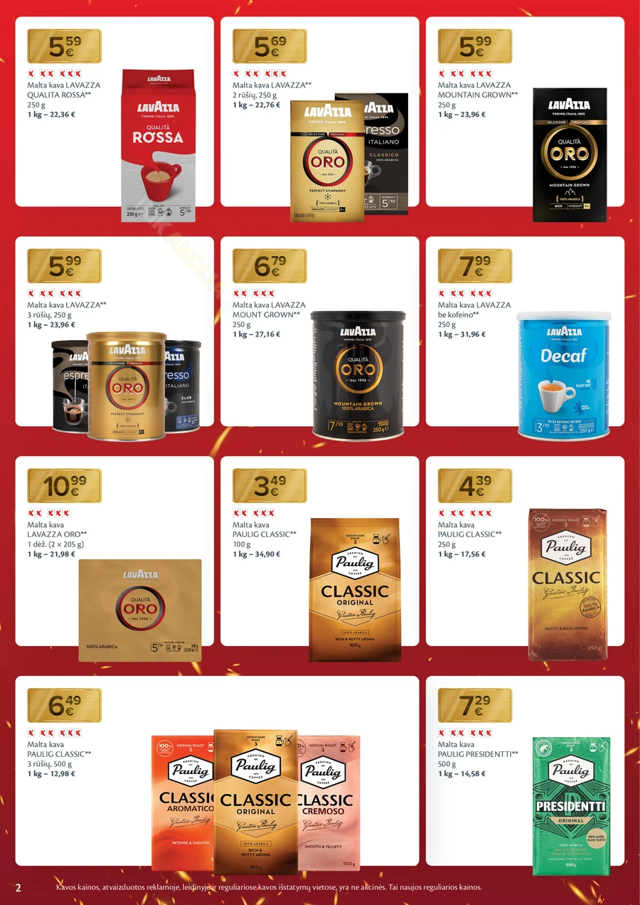 MAXIMA leidinys „Nukalta kaina – visada kaip per akciją“ puslapis 2